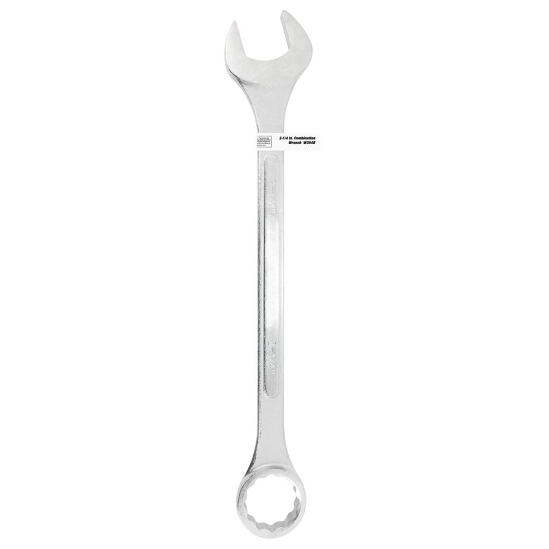 Performance Tool W354B 12-Point Combo Wrench with Satin Chrome Finish 2-1/4-inch Combo Wrench - Image 4